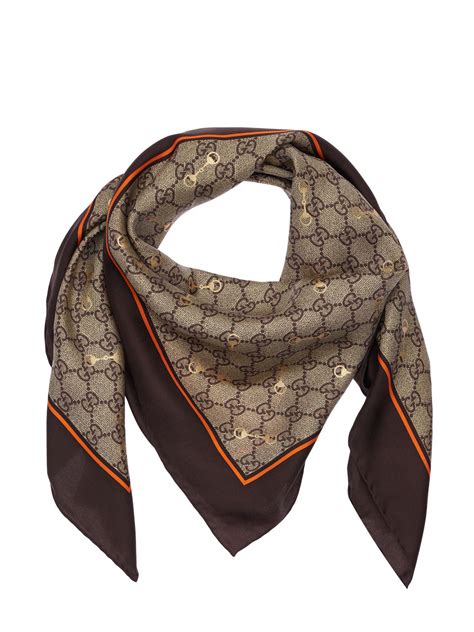 gucci logo scarf|gucci print head scarf.